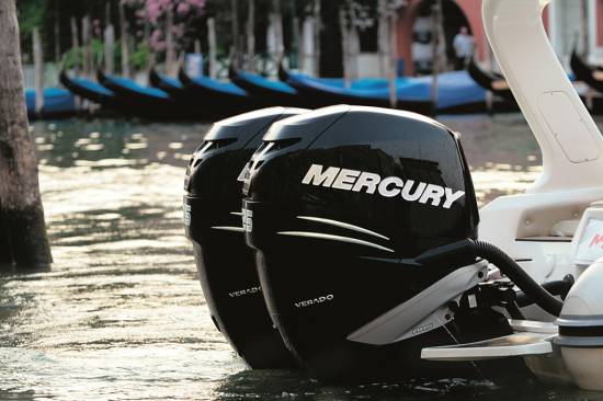 New shop mercury outboard